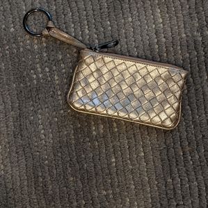 Bottega Veneta Coin Purse Rose Gold